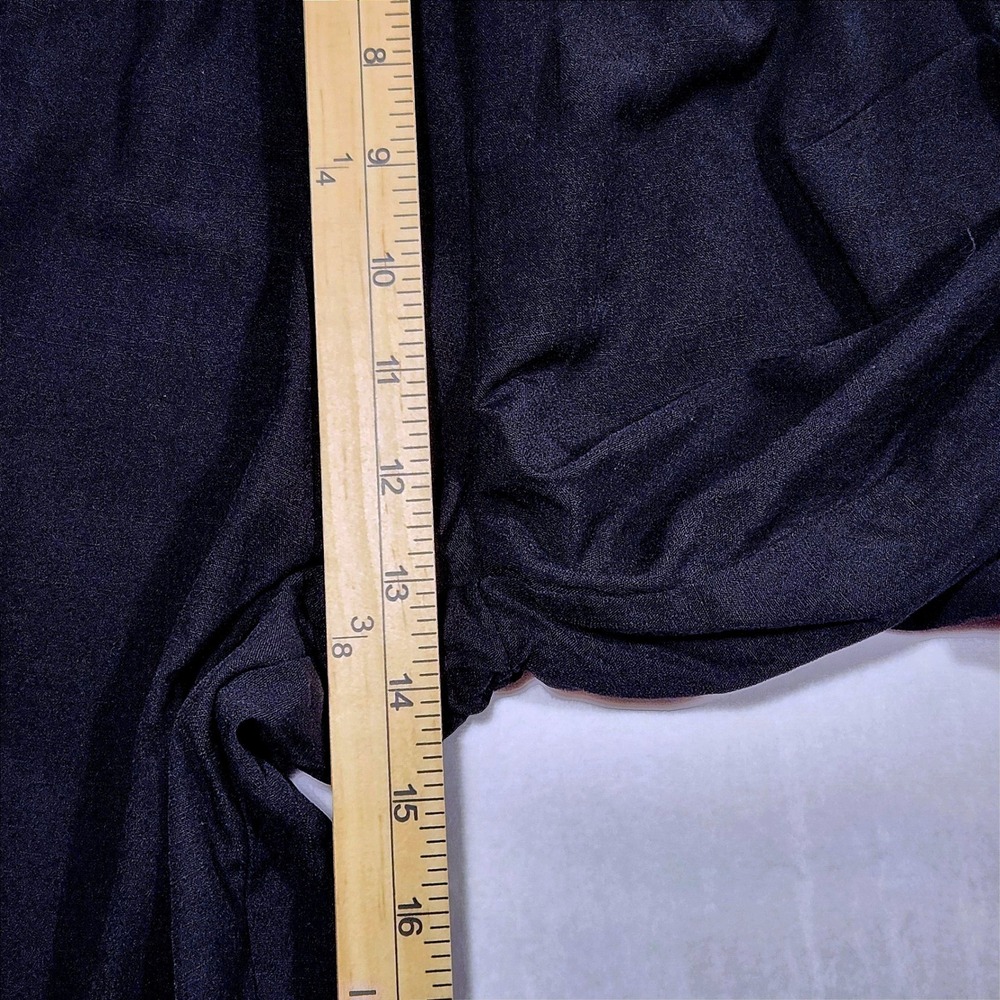 NWT CUPSHE Women Pants Smocked Waist Wide Leg Loose Fit Pant Casual Beach Size S - Picture 8 of 9